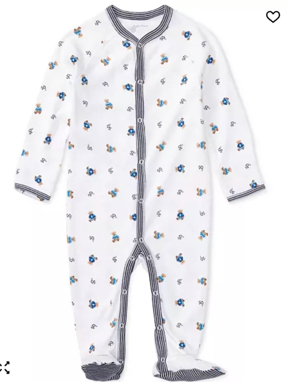 Ralph Lauren Polo Bear Newborn Blanket & Onesie - Picture 3 of 3